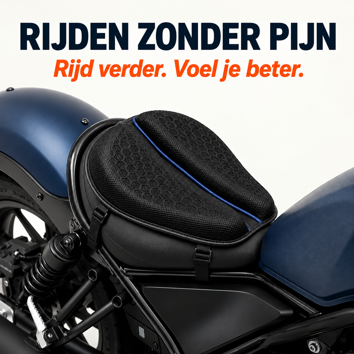 100% Gel Rijder Kussen