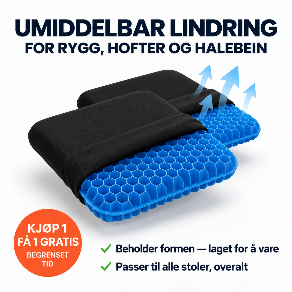 100 Gel Seat Cushion